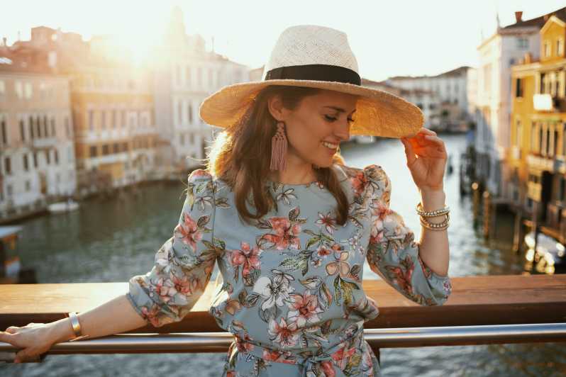 Venedig: Fotoshoot ved Canal Grande og Rialtobroen