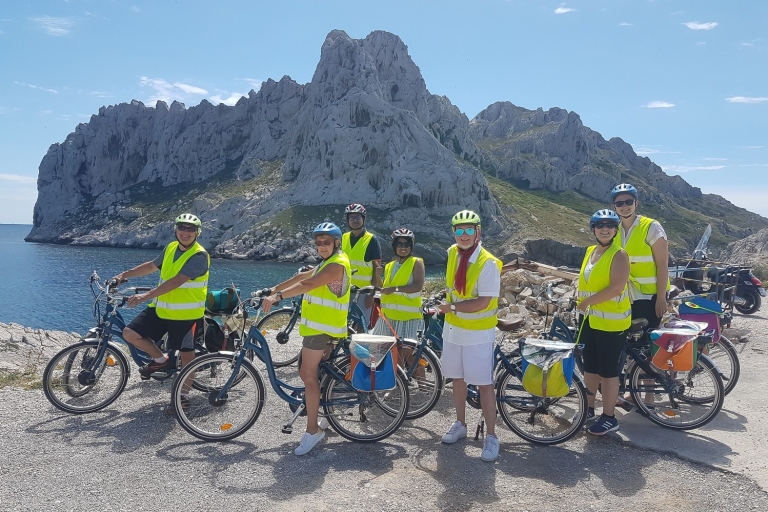 Marseille naar Calanques: elektrische fietstocht van een hele dagRondleiding in het Frans