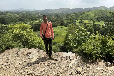 Landschaft Arawali Hills Wandertour