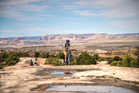 Moab: E-mountainbike halve dag tourMoab: Mountainbike halfdaagse tour