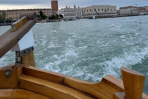 Venice: 1.5h Sunset Lagoon Cruise on Traditional Wooden Boat