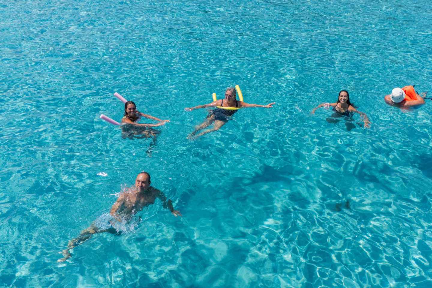 Paphos:BlueLagoon trip with slide,music&transfer from Paphos