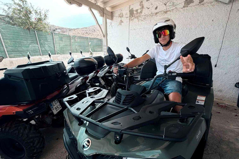 Santorini: Guided ATV Tour with Villages, Beaches & Views