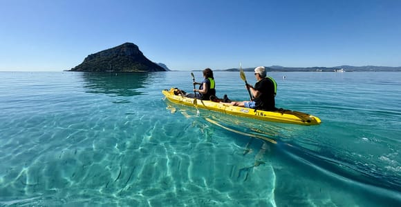 Golfo Aranci: German guided,Small group, Kayak tour&Dolphins