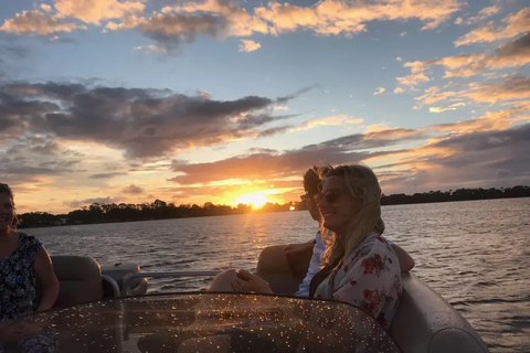 Winter Haven: Chain of Lakes Sunset Cruise with Guide Two Hour Sunset Cruise