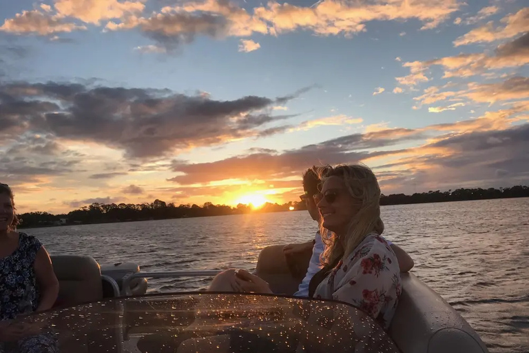 Winter Haven: Chain of Lakes Sunset Cruise with Guide Two Hour Sunset Cruise