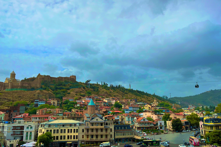 Tbilissi : circuit des 3 téléphériques avec déjeuner en optionVisite en groupe partagé ***3 HEURES***