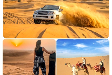 Doha: 4 Hours Desert Safari with Sandboarding and Camel Ride