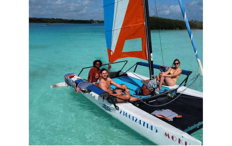 catamaran sailing bacalar