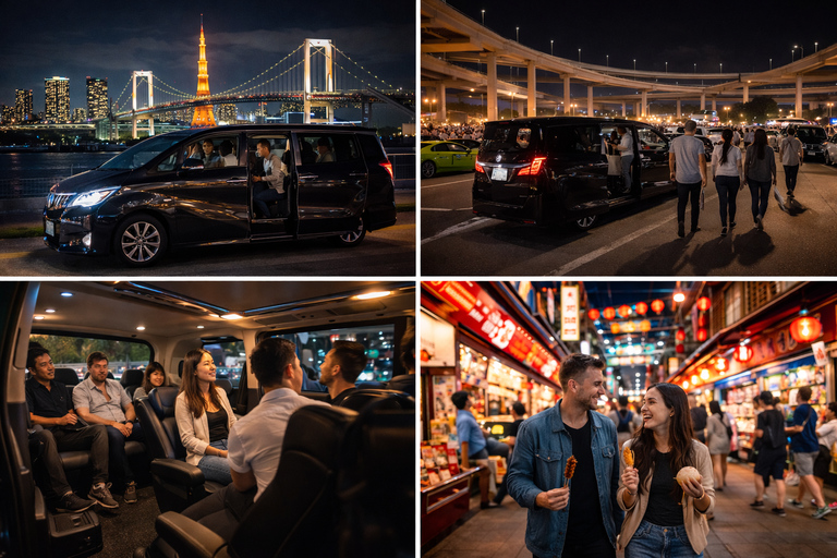 Private JDM Night Group Tour to Daikoku PA Car Meet