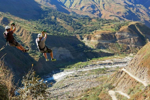 Cusco : Rafting dans la rivière Urubamba et Tirolina