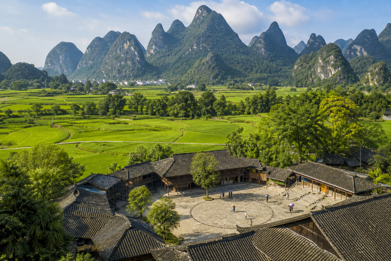 Yangshuo Ticket: Ruyi Peak, Silver Cave, Yulong River & More Li River Bamboo Raft Round Trip with Shuttle