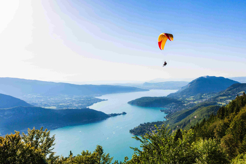 Annecy : Elektrisk mountainbiketur och shopping på CourierElektrisk mountainbike-resa &amp; Hemköp Premium Courier