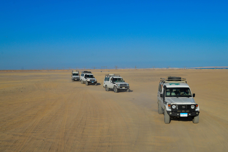 HRG: Jeep Safari with Quad, Buggy, Camel, Opt/ Dinner & show Mega Safari with Quad, Buggy, Camel ride & Bedouin camp