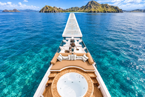 Labuan Bajo: 3-Day Komodo Sailing Luxury Boat with All Fees Deluxe Boat - Private Standar Room (2pax/room)