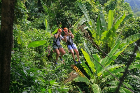 Phuket: ATV und Zipline-Panorama-Abenteuer1-stündiges ATV- und 18-platform Zipline-Erlebnis
