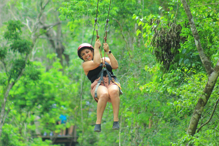Cenote Route: Horseback Ride, Cenote Swim, Zipline, ATV Tour SHARED ATV + Cenote + Zipline + Horseback Ride + Lunch