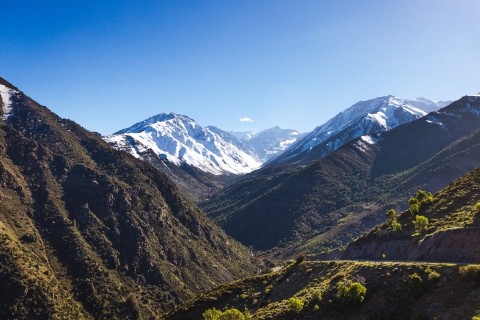 Z Santiago: Zachód słońca Valle Nevado w AndachZ Santiago: zwiedzanie Andów i zachód słońca