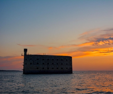 La Rochelle: Gün Batımında Boyard Kalesi