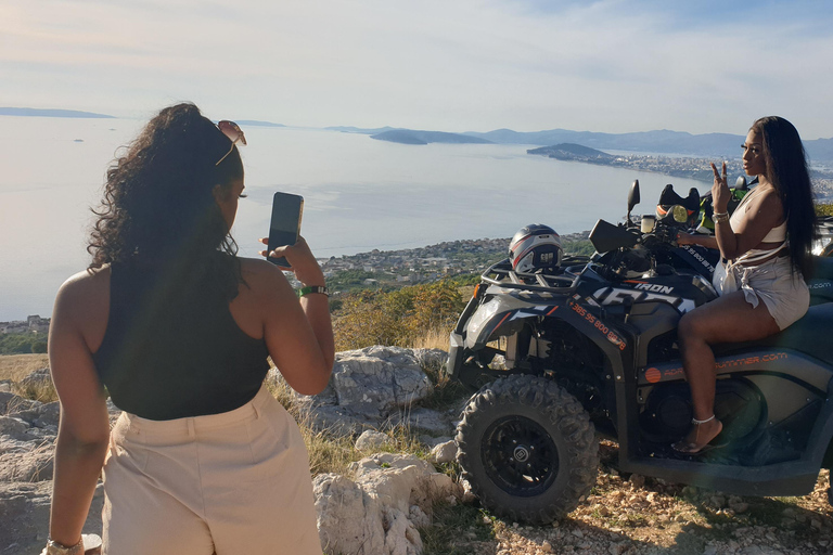 Split: Quad Bike Tour with Sea, Mountain and River ViewsTandem Driver Quad