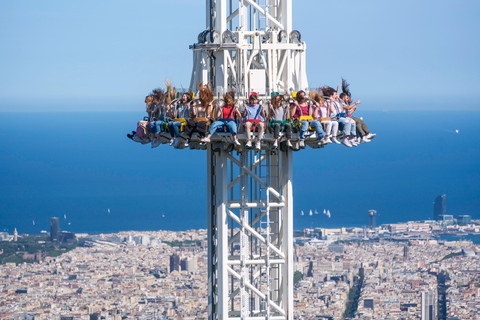 Barcelona: Tibidabo Amusement Park Admission Ticket