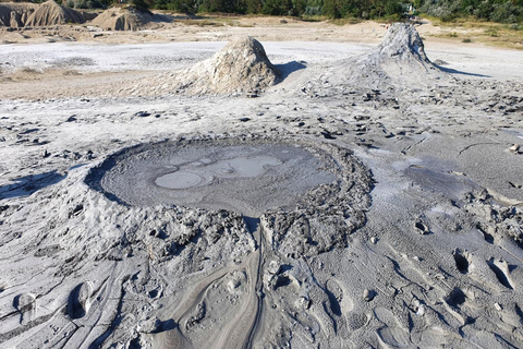 From Bucharest: Muddy Volcanoes and Salt Mine Private Tour