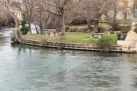 Le Thor, Châteauneuf De Gadagne, St-Saturnin Les Avignon de bicicleta elétricaLE THOR, CHATEAUNEUF DE GADAGNE, ST-SATURNIN DE BICICLETA COM ASSISTÊNCIA ELÉTRICA