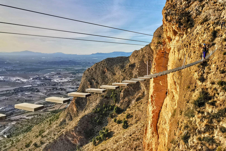 Alicante, Spanien Redovan Via Ferrata-klättringK2 (familjeavdelning)