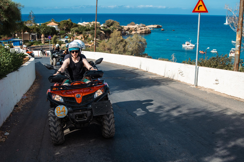 From Heraklion: Quad Safari Wild Crete Evening Tour