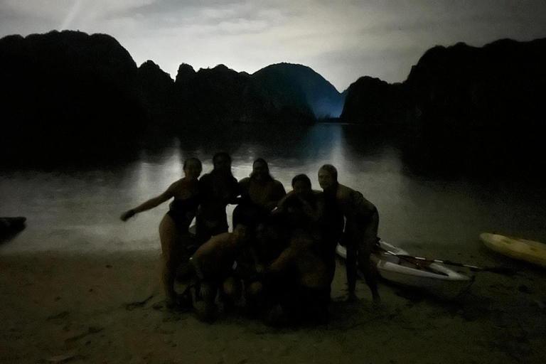 Cat Ba : tour en bateau de Lan Ha en kayak pour observer le plancton bioluminescent