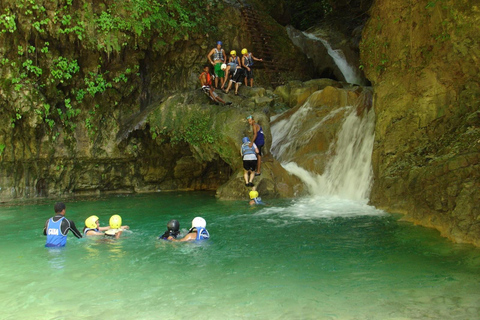 Cachoeira de Damajagua e tirolesa especial para cruzeiristas