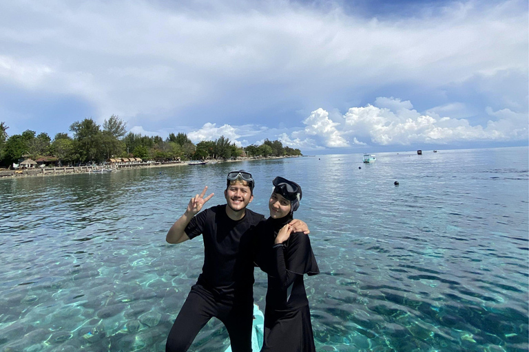 Da Lombok: snorkeling alle 3 Gilis e moto d'acqua a SenggigiDa Lombok: snorkeling e moto d'acqua a Senggigi