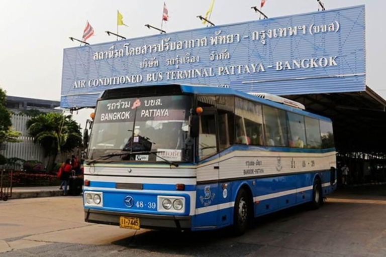 Transfert en bus entre Pattaya et BangkokDe la gare routière orientale de Bangkok (Ekamai) à Pattaya