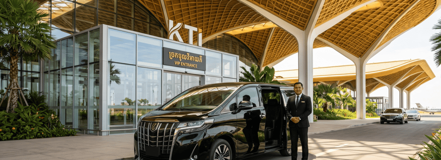 Phnom Penh: Transfer Particular de/para o Aeroporto de Techo (KTI)