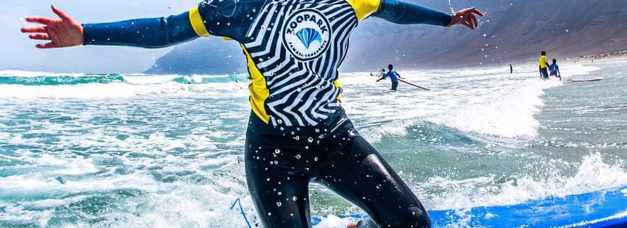 Lanzarote : Cours de surf à Famara