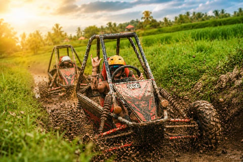 Ubud: Buggy Adventure With Water Rafting All-Inclusive Tour