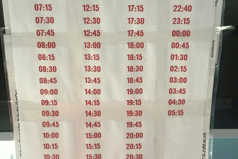 Heydar Aliyev Airport: Bus Transfer to/from Baku