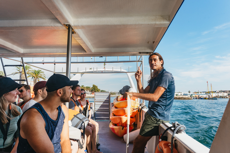 Depuis Lagos : kayak et exploration de grottes en bateau