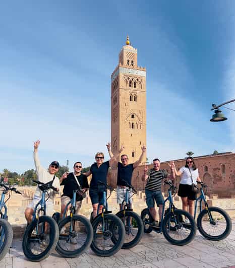Marrakech : visite de la médina en trottinette électrique tout-terrain - vtt