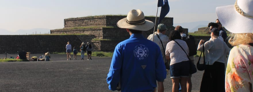 Pyramides de Teotihuacan : visite guidée avec billet d'entrée inclus