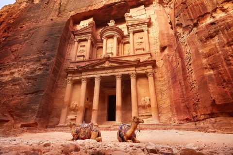 From Amman: Full-Day Private Tour to Petra Transportation & Entry Ticket to Petra