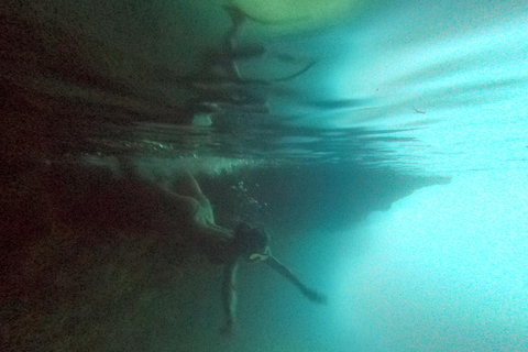 Dubrovnik : Visite de la grotte bleue en catamaran avec boissons et plongée en apnée