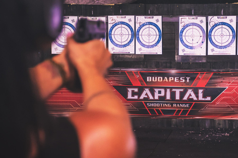 Budapest downtown: Fast & Fierce shooting range experience