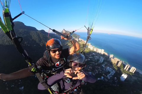 Rio de janeiro : Skärmflygning Tandemflygningar över Rio