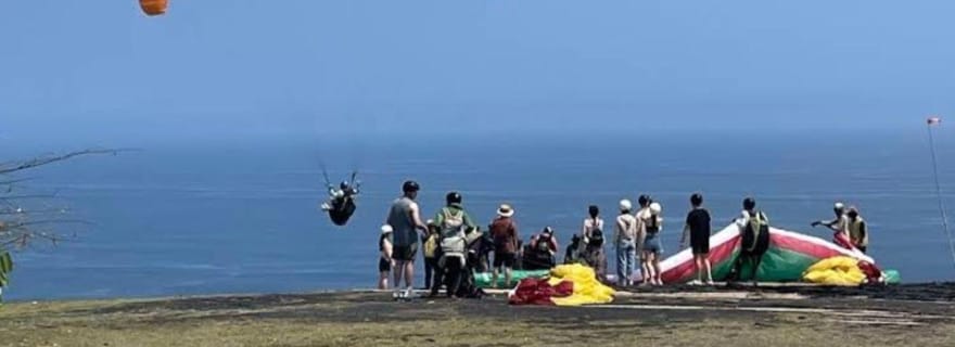 Bali : parapente en tandem avec un moniteur professionnel