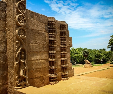 Excursão a pé a Mahabalipuram com guia local e almoço
