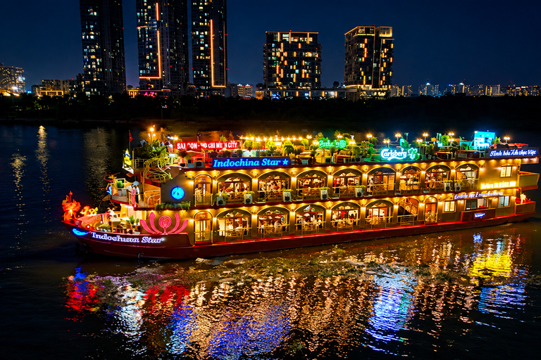 Ho Chi Minh City: Saigon River Dinner & Night Cruise Dinner On Cruise Without Hotel Transfer