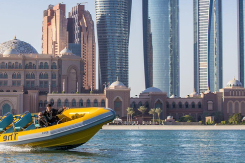 Abu Dhabi: 60 minutos de tour turístico en lancha rápida por la Corniche