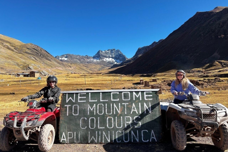 Depuis Cusco : Aventure en VTT à la montagne Arc-en-ciel
