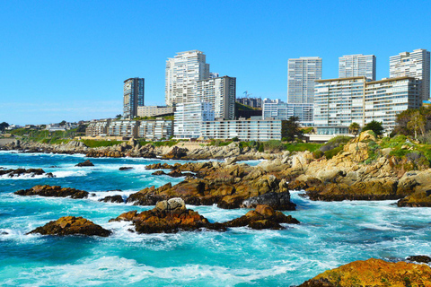 Chili : excursion d&#039;une journée à Viña del Mar et Valparaíso au départ de SantiagoVisite privée en chinois